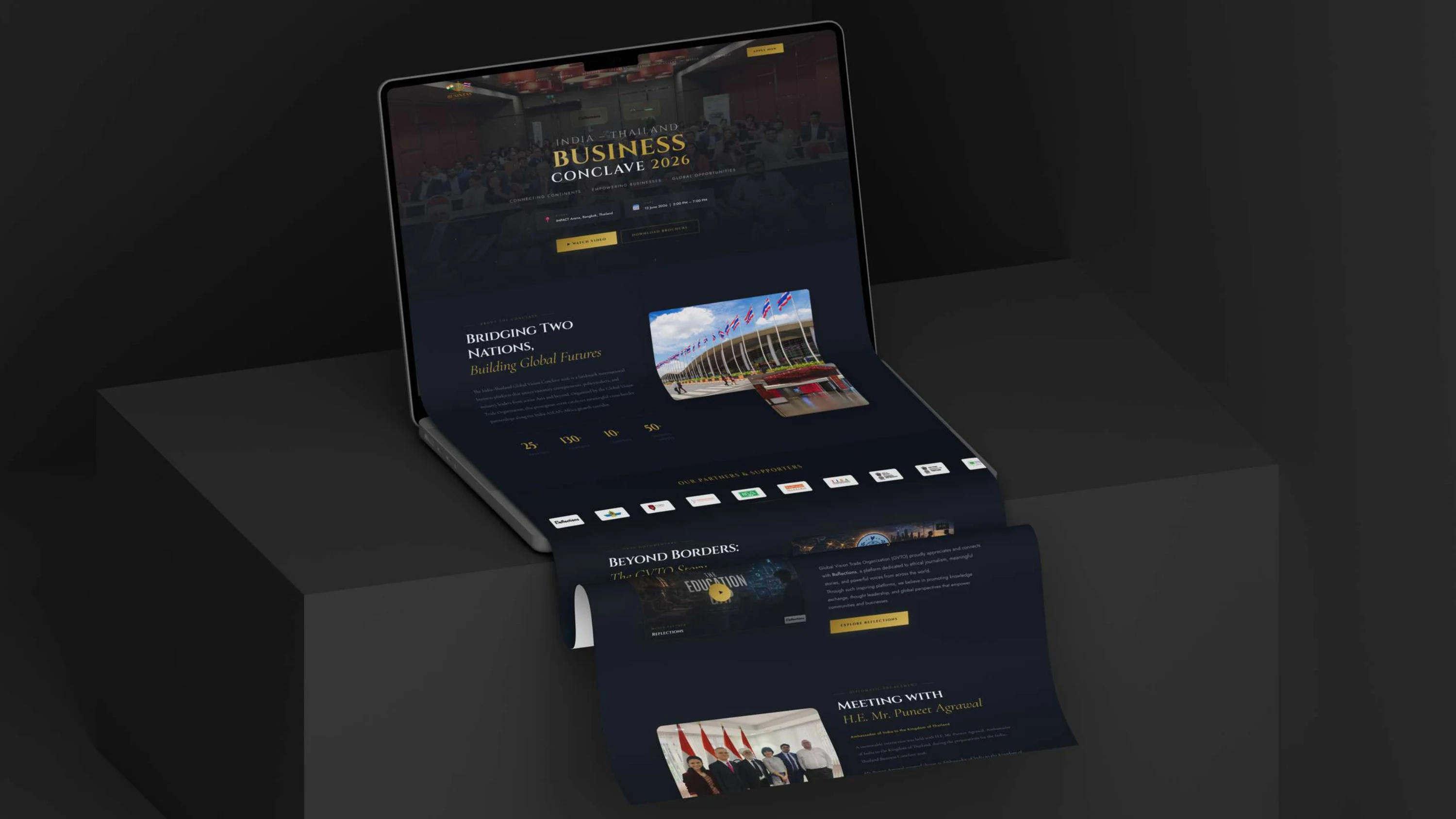 India&ndash;Thailand Business Conclave 2026 &mdash; social media creatives