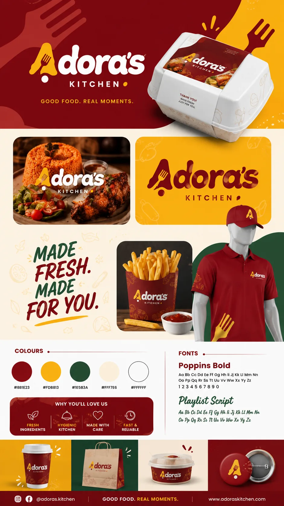 Adora's Kitchen — Campaign Creative — Creative Designs case study