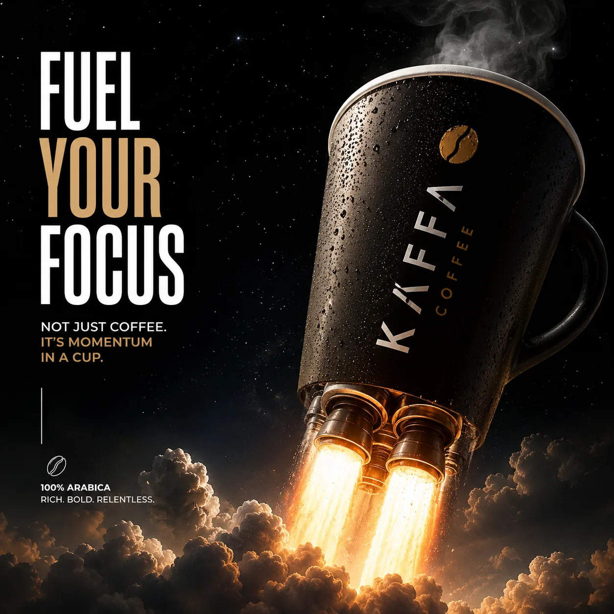 Kaffa — Fuel Your Focus — Creative Designs case study