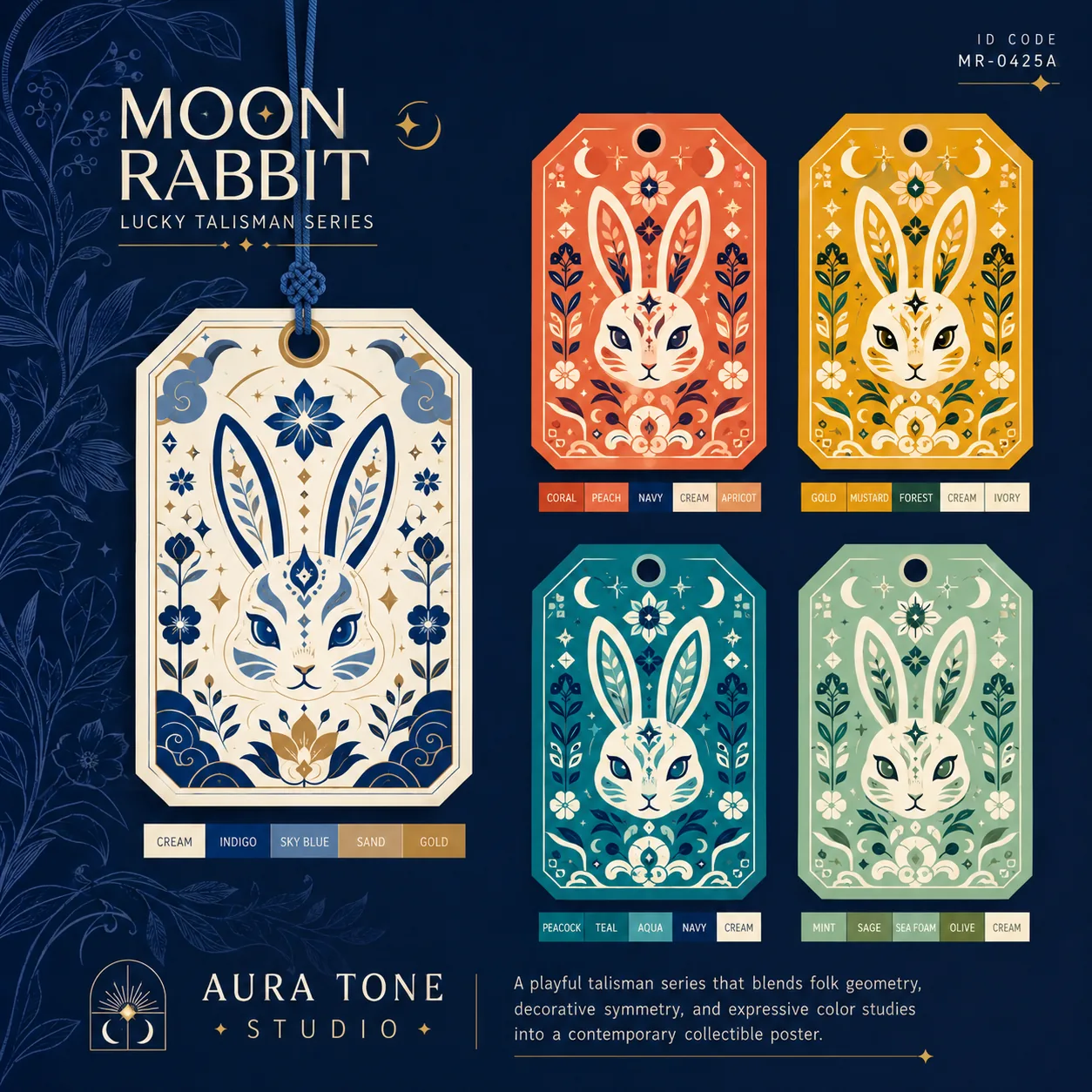 Moon Rabbit — Aura Tone Studio — Creative Designs case study