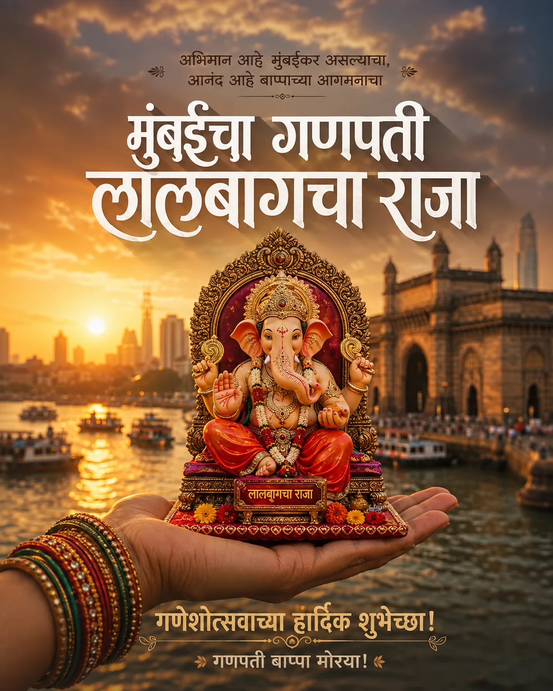 Mumbaicha Ganpati — Festival Creative — Creative Designs case study