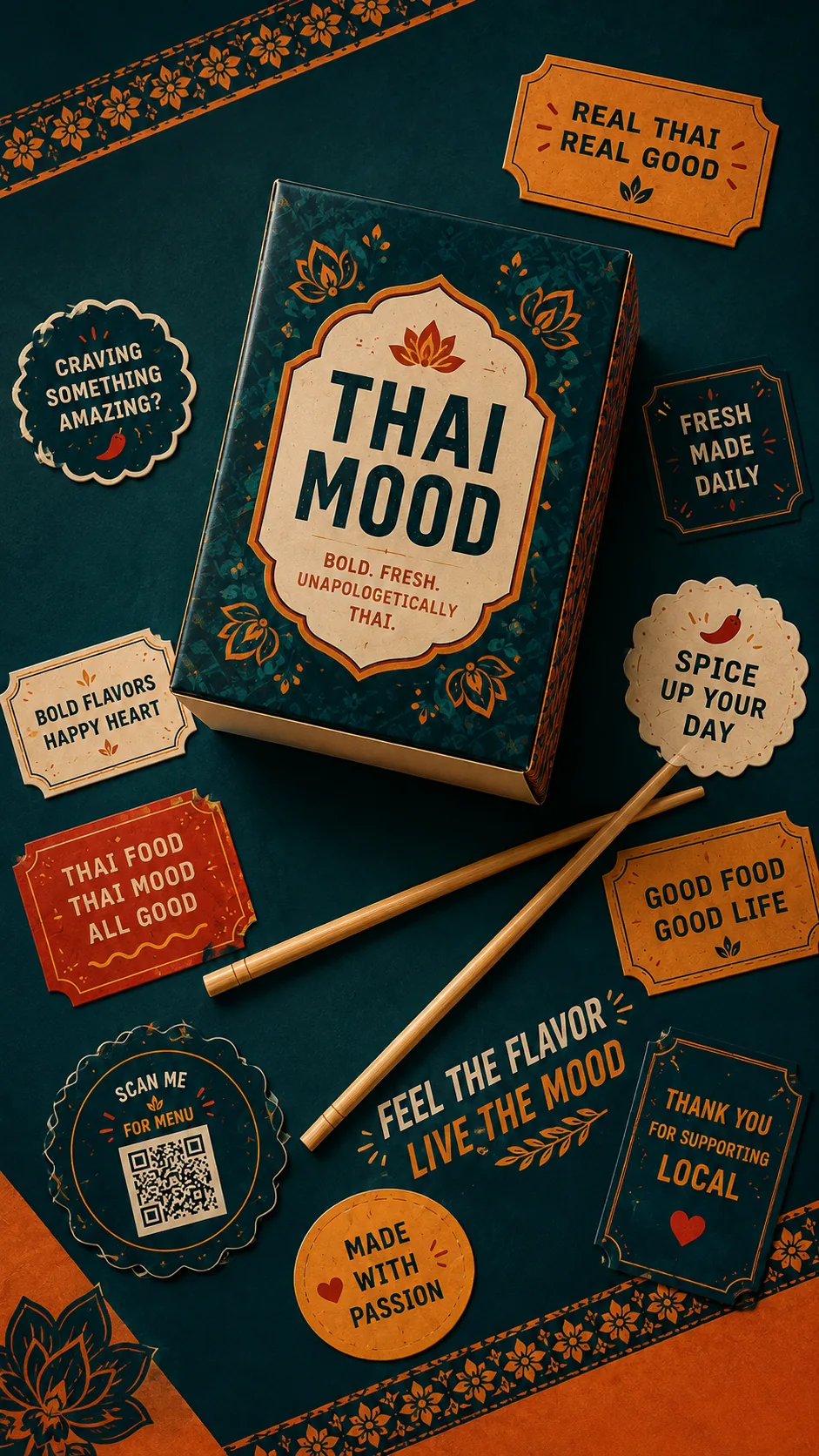 Thai Mood — Feel the Flavor — Creative Designs case study